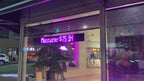 Video of a 70-inch PIXELLAB Soft LED Sign on a storefront